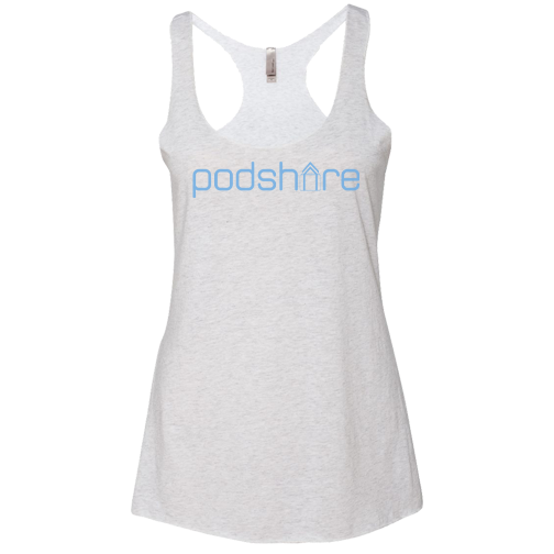 PodShare Core 2 Racerback (Heather White)