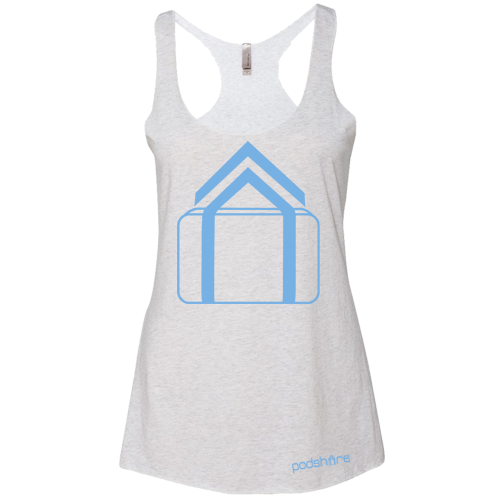 PodShare Core 3 Racerback (Heather White)