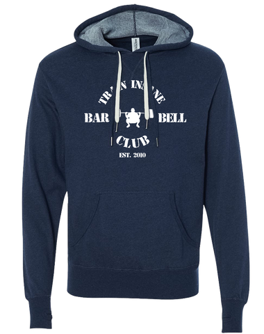 TI Barbell Club Pullover Hoodie (NavyHeather)