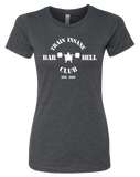 TI Barbell Club Womens CVC Crew (Charcoal)