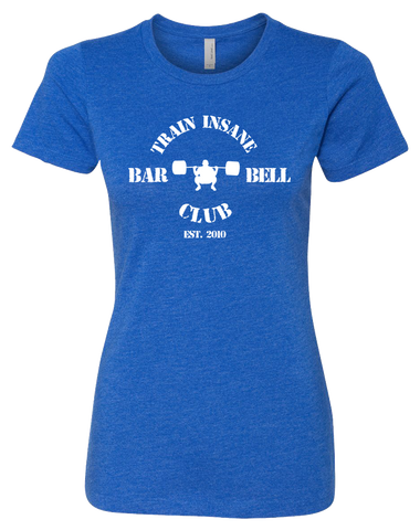 TI Barbell Club Womens CVC Crew (RoyalBlue)