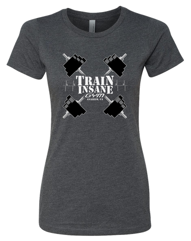 TI Barbells Womens CVC Crew (Charcoal)