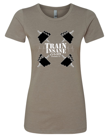 TI Barbells Womens CVC Crew (WarmGrey)